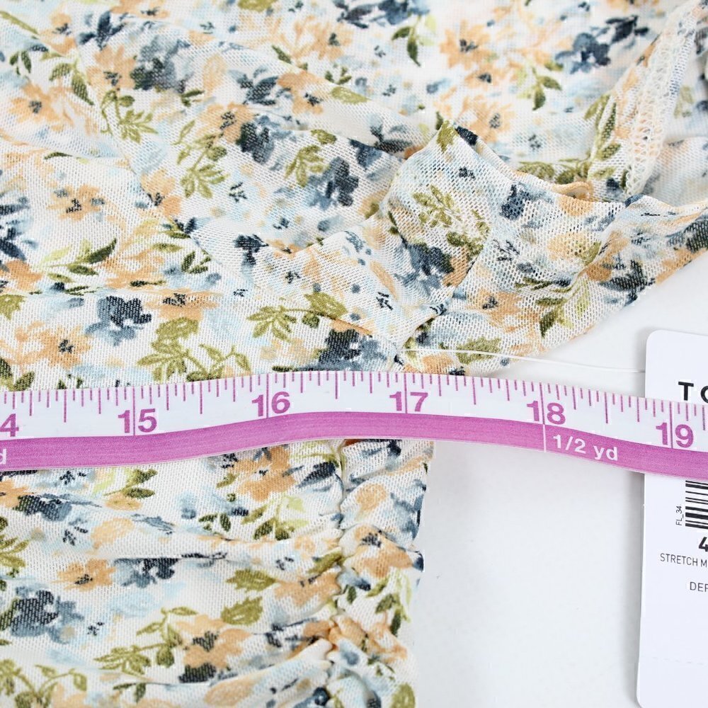 Torrid Stretch Mesh Ruched Top - Medium/Large, NWT - Picture 6 of 7